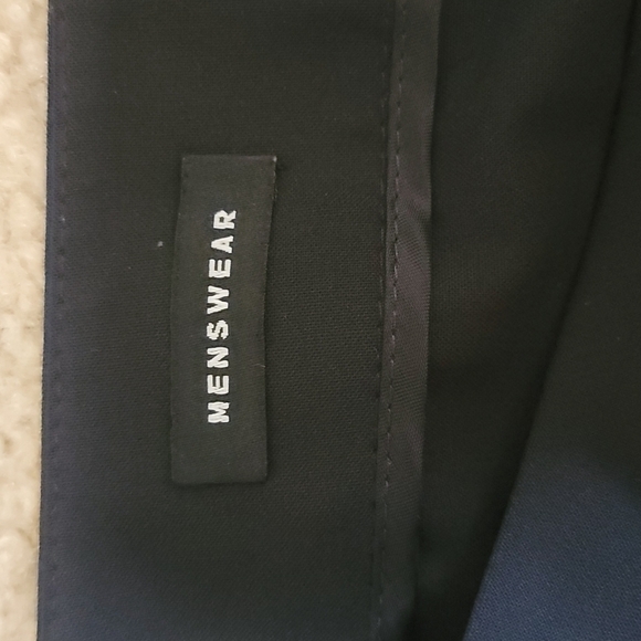 Lafayette 148 | Wool Blend Black Menswear Trousers Size 8 - Picture 4 of 5